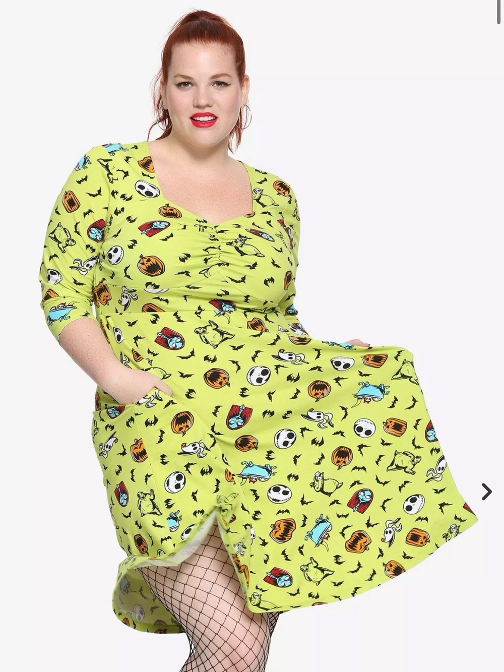 Hot Topic Disney The Nightmare Before Christmas Dress, 3X plus size